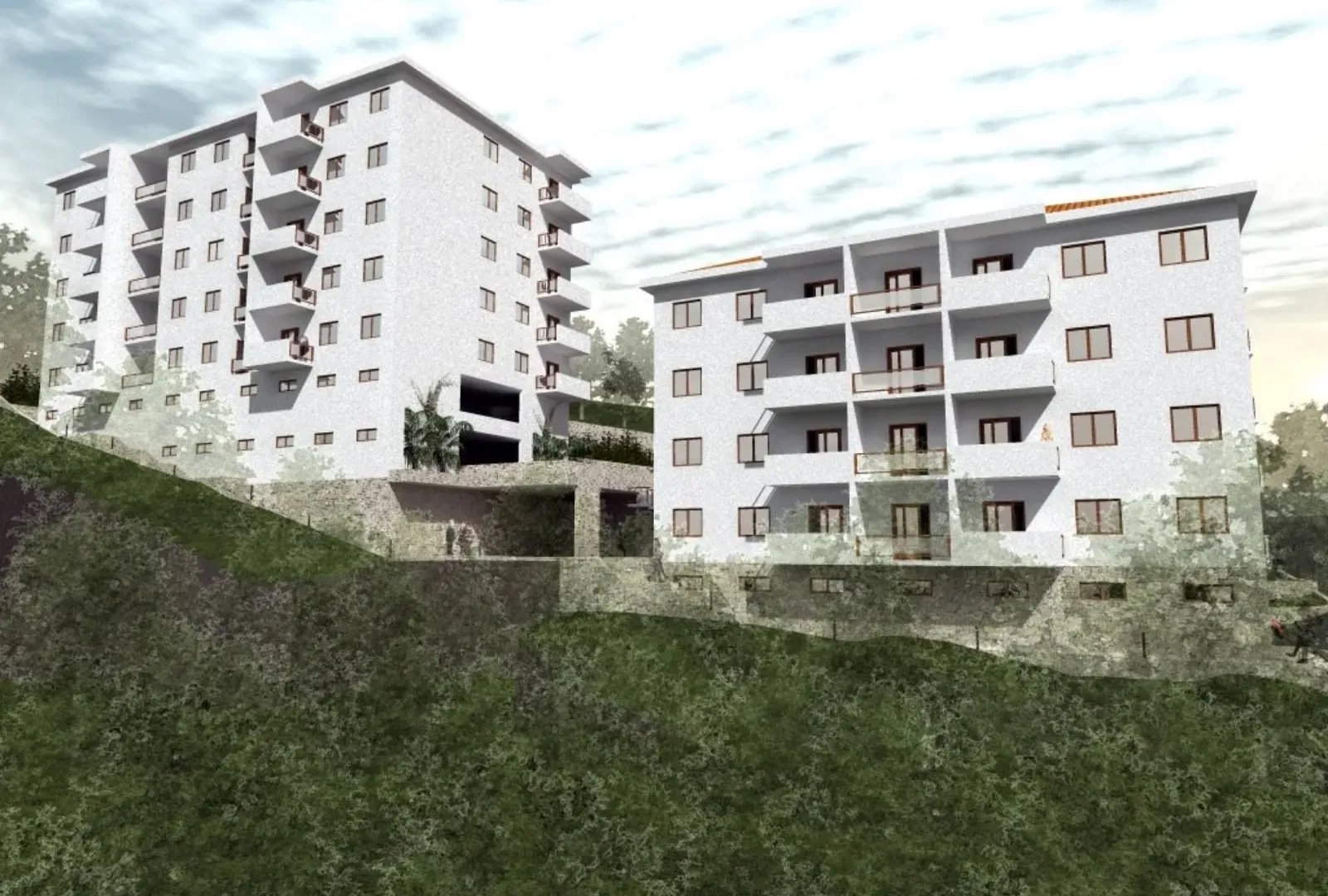 Sale, three bedroom apartment, 76m², Petrovac, Budva