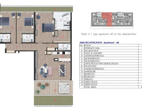 Sale, two bedroom apartment, 134m², Budva, Crna Gora - image 17