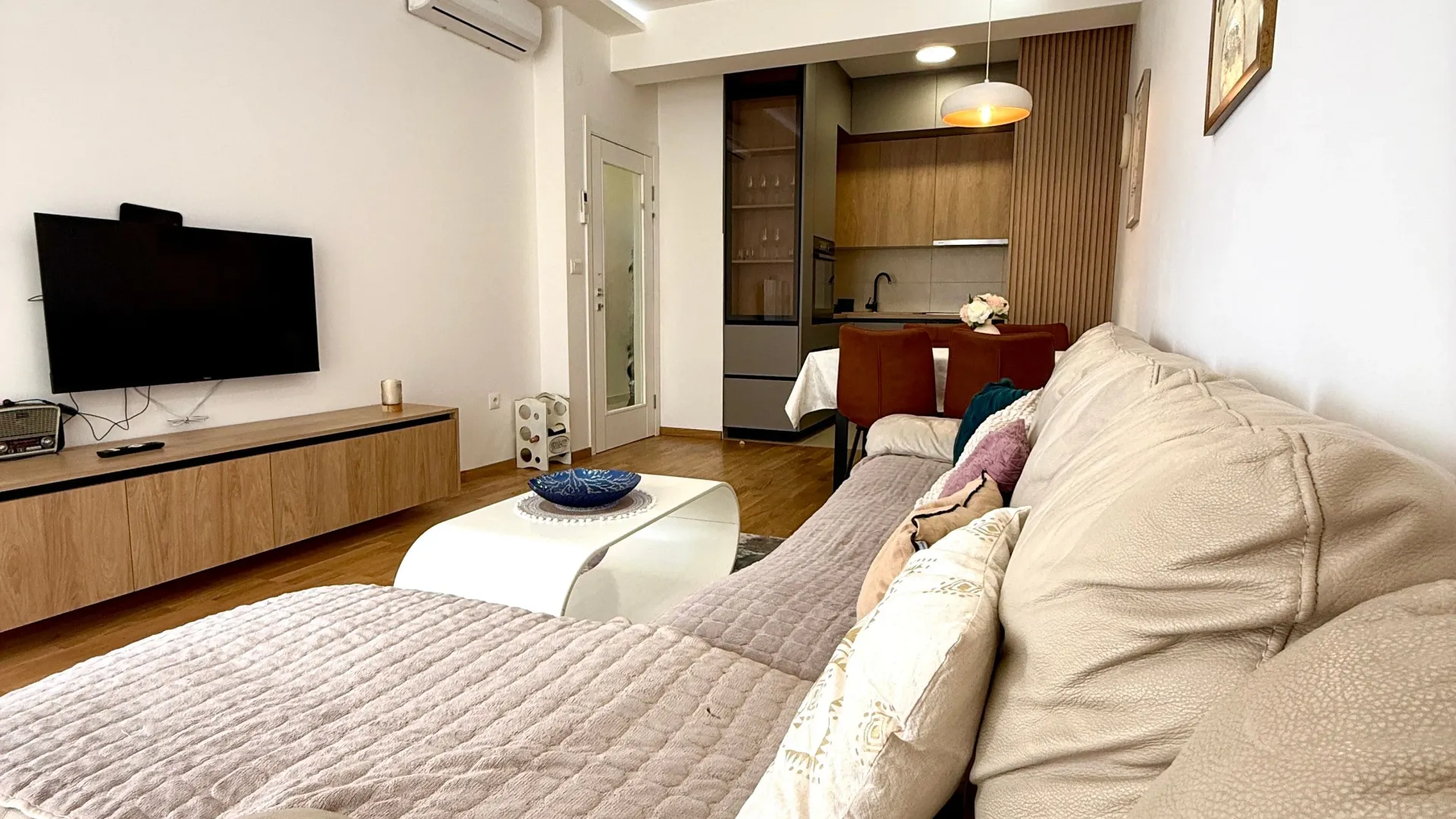 Rent, one bedroom apartment, 45m², Zabjelo, Podgorica