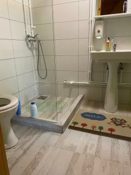 Manje kupatilo sa tuš kabinom, umivaonikom i toaletom. - image 12