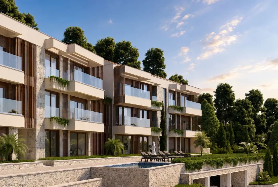 Sale, two bedroom apartment, 53m², Sveti Stefan, Budva
