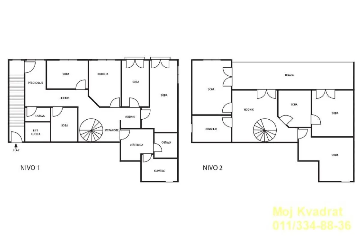 Sale, apartment, 170m², Stari Grad, Beograd