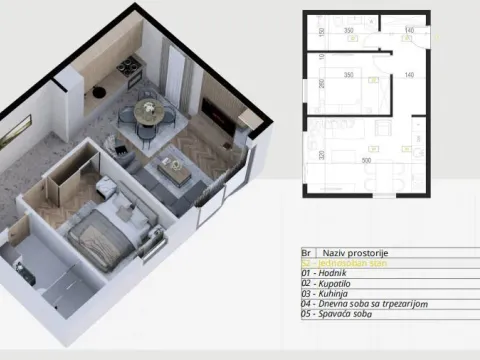 Prodaja, jednosoban stan, 42m², Budva, Crna Gora - image 10
