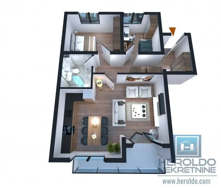 Prodaja, trosoban stan, 74m², Centar, Jagodina