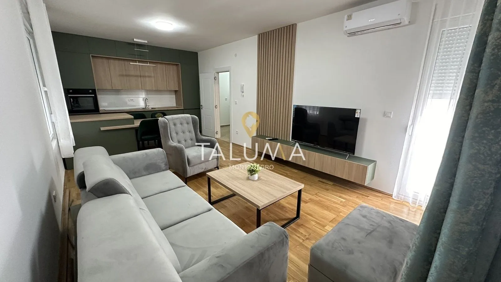 Izdavanje, jednosoban stan, 52m², City Kvart, Podgorica