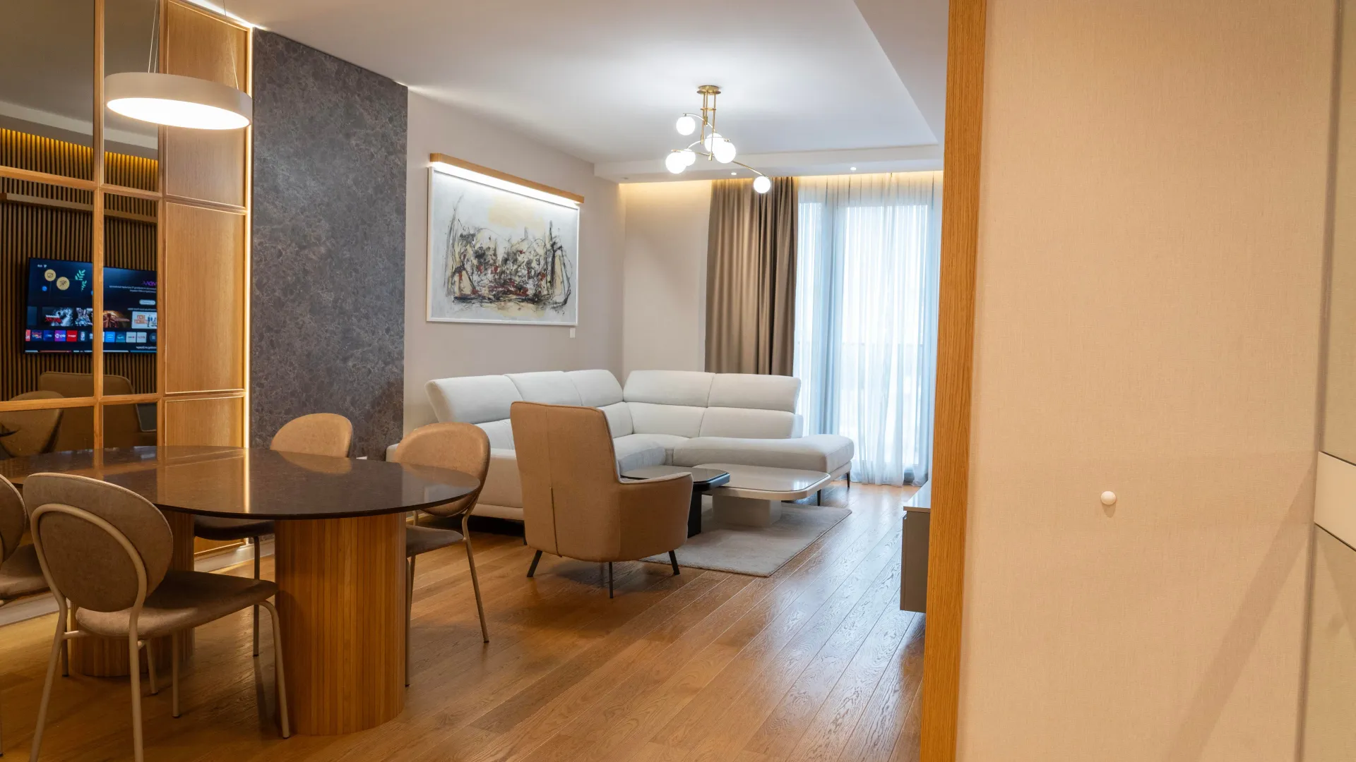 Rent, one bedroom apartment, 61m², Kod Capital Plaze, Podgorica