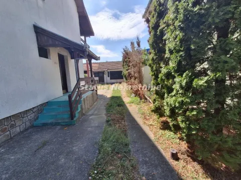 Dvorište kuće sa stazom i zelenilom. - image 16