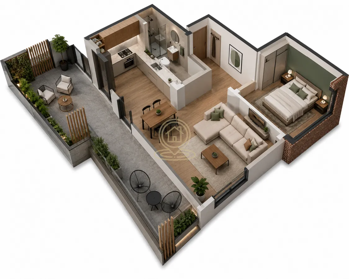 Prodaja, jednosoban stan, 57m², Centar, Vrnjačka Banja