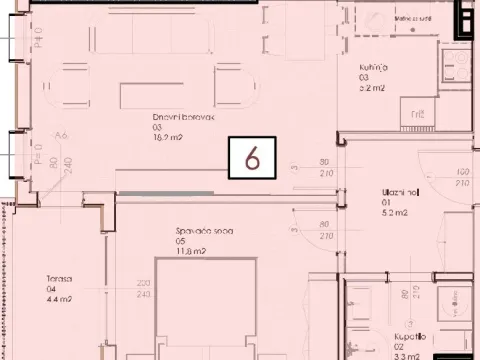 Prodaja, jednosoban stan, 48m², Ljubović, Podgorica - image 4