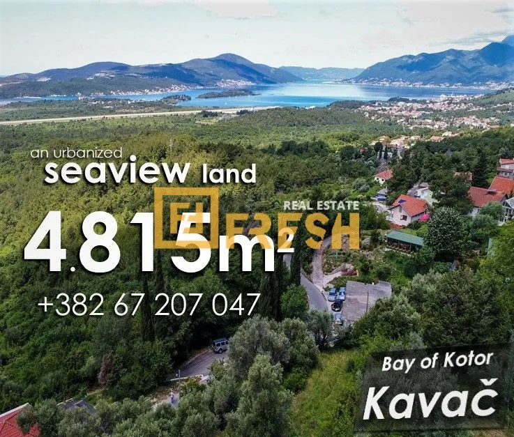 Prodaja, plac, 4815m², Kotor, Crna Gora