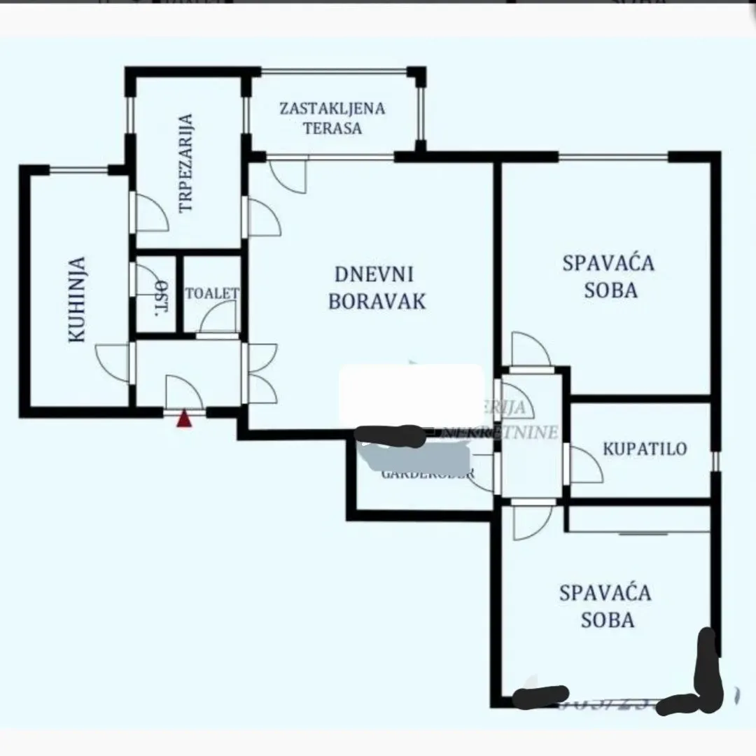 Izdavanje, trosoban stan, 77m², Klinički Centar, Beograd