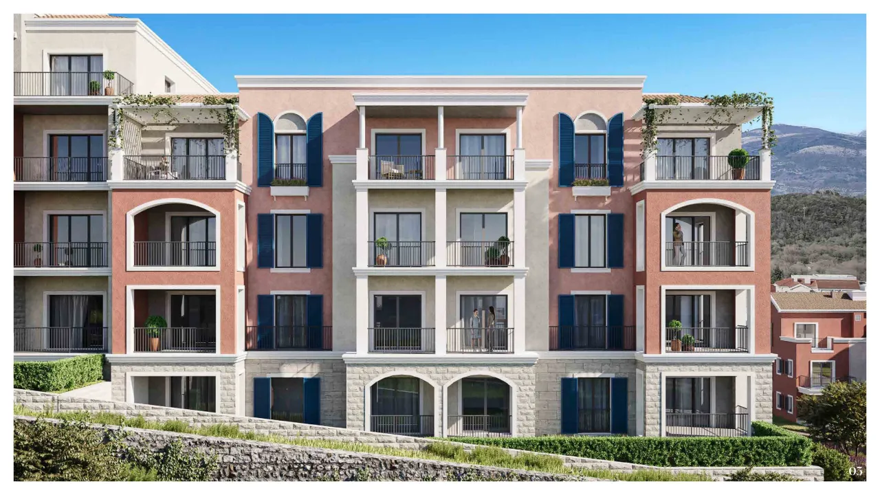 Sale, one bedroom apartment, 71m², Luštica Bay, Tivat