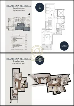 Prodaja, dvosoban stan, 46m², Pantelej, Niš - image 3