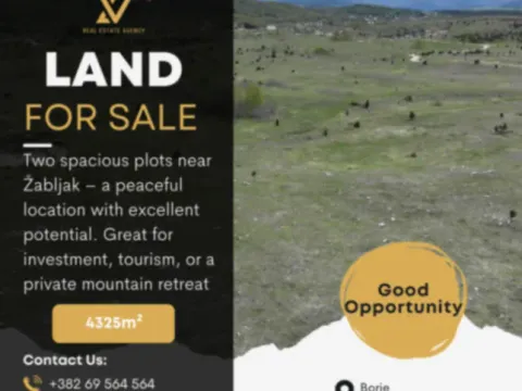 Sale, land lot, 4325m², Borje, Žabljak