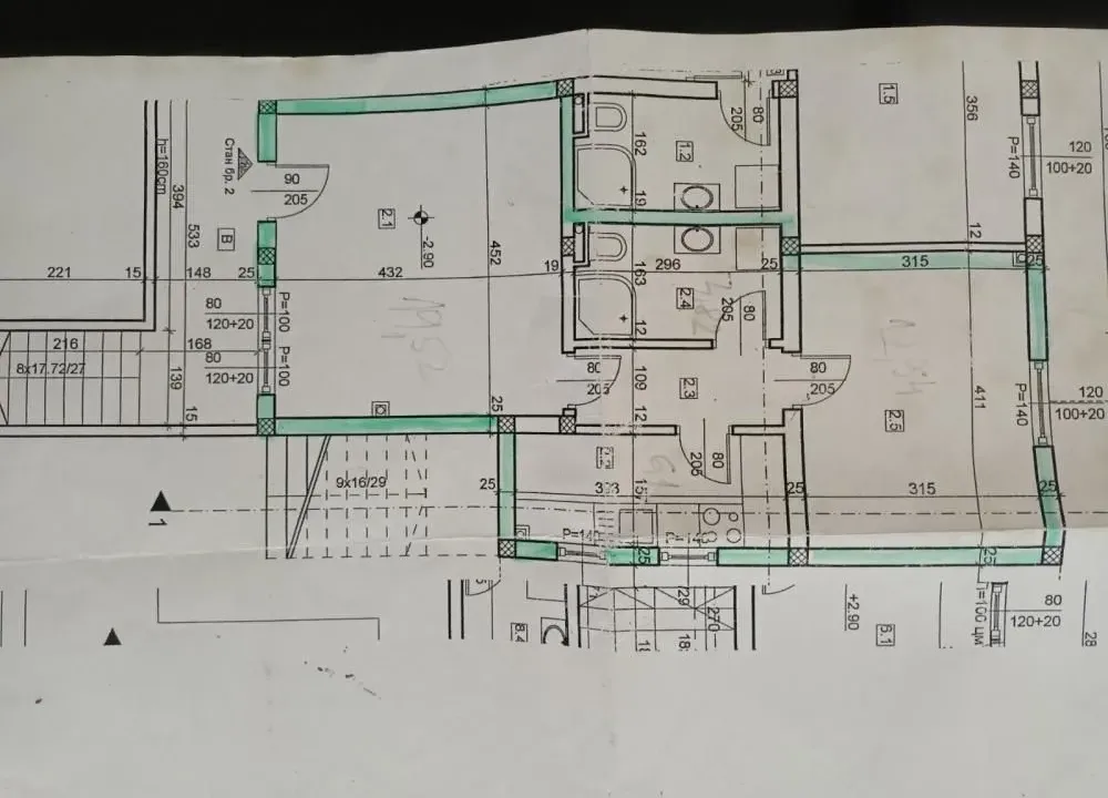 Sale, two bedroom apartment, 47m², Ledine, Beograd