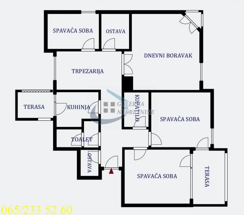 Prodaja, trosoban stan, 92m², Vidikovački venac, Rakovica