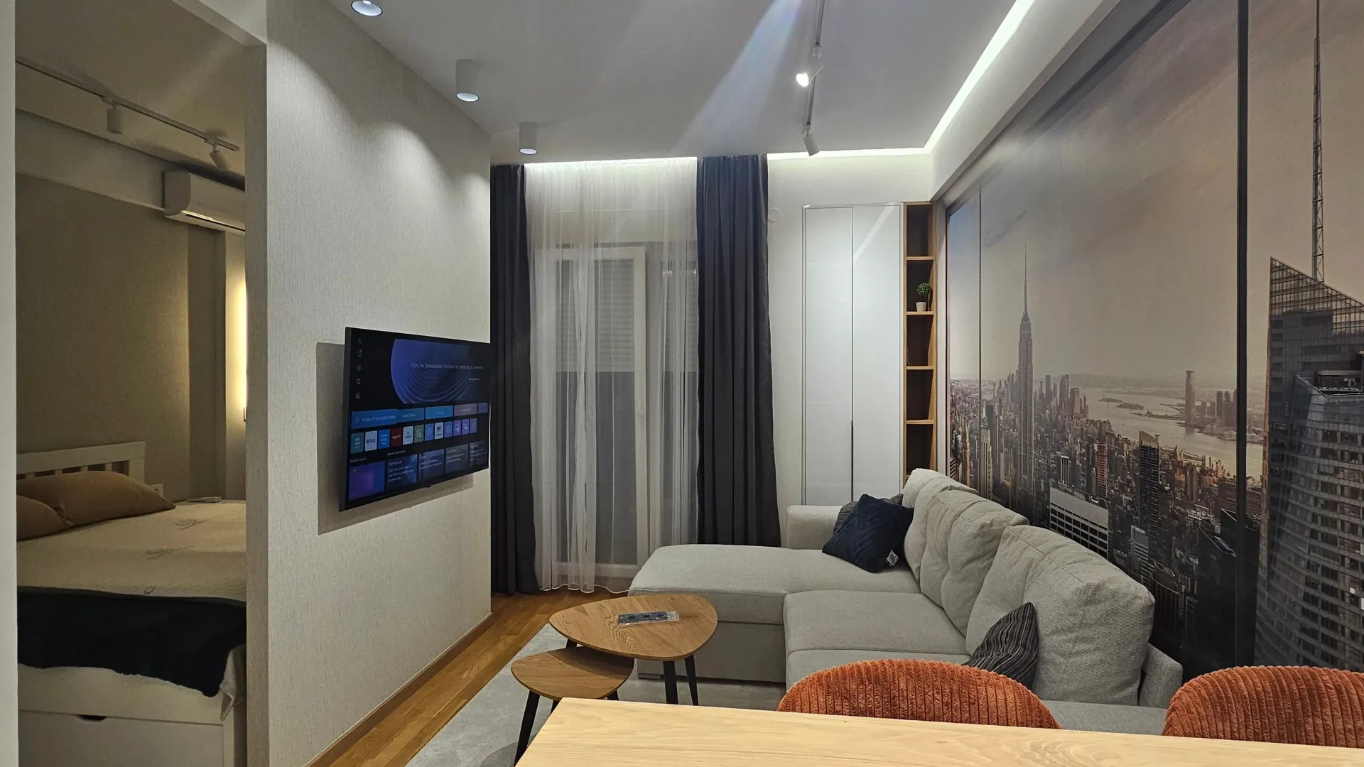 Rent, one bedroom apartment, 33m², Zabjelo, Podgorica