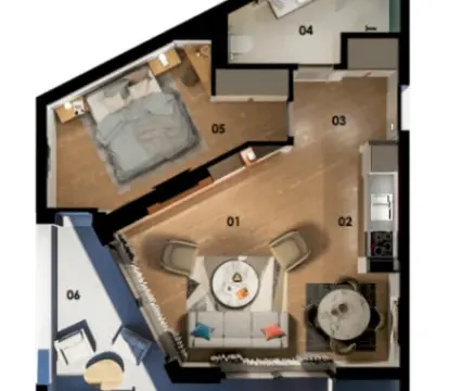 Prodaja, jednosoban stan, 68m², Budva, Crna Gora - image 3