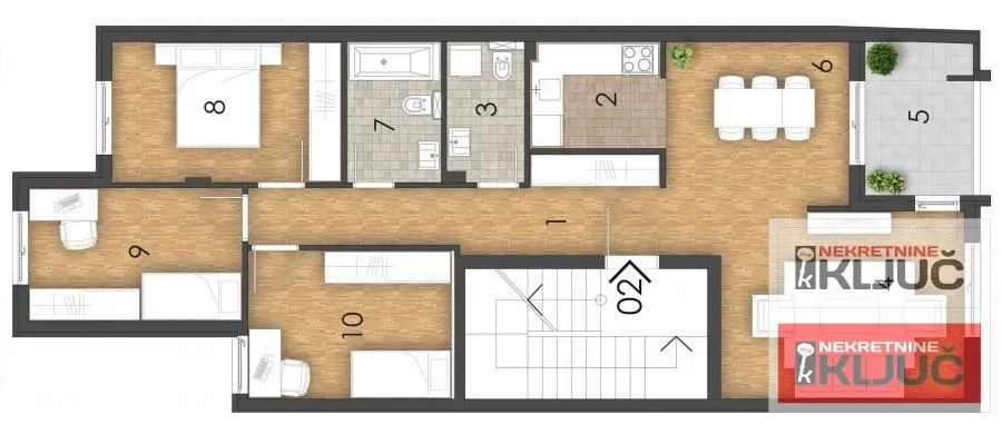 Prodaja, četvorosoban stan, 96m², Telep, Novi Sad Sve Podlokacije