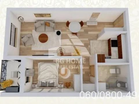 Sale, one bedroom apartment, 47m², Voždovac Sve Podlokacije, Beograd