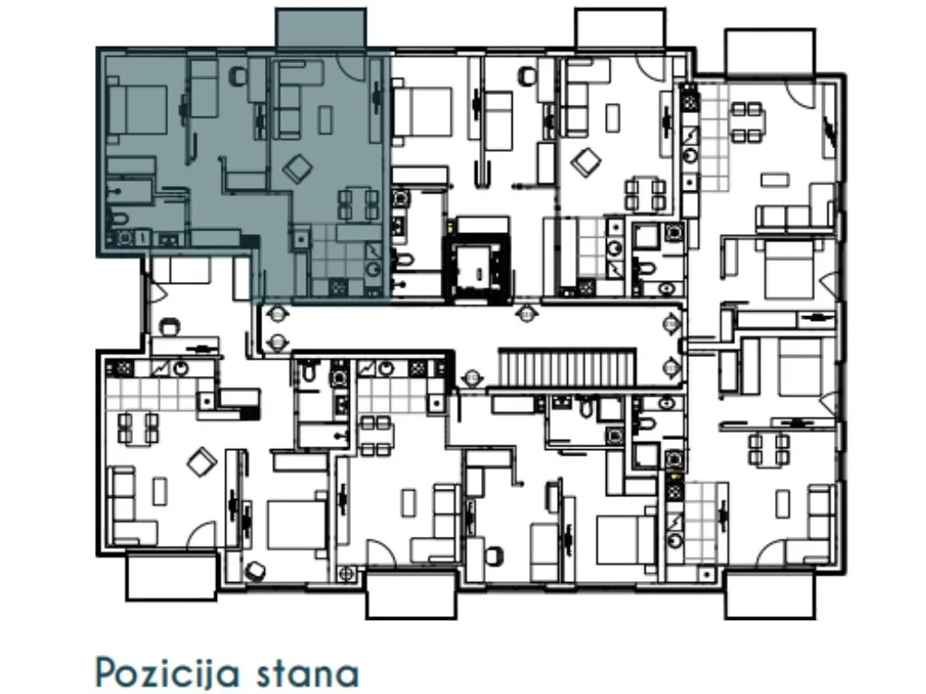 Sale, three bedroom apartment, 67m², Altina, Beograd
