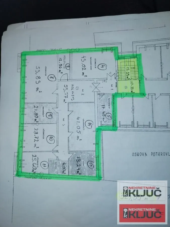 Rent, office space, 350m², Centar, Novi Sad