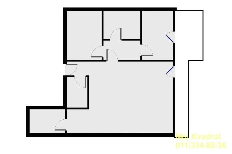 Prodaja, trosoban stan, 92m², Autokomanda, Voždovac Sve Podlokacije