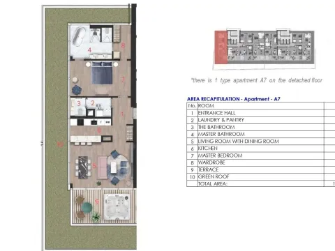 Sale, one bedroom apartment, 88m², Budva, Crna Gora - image 21