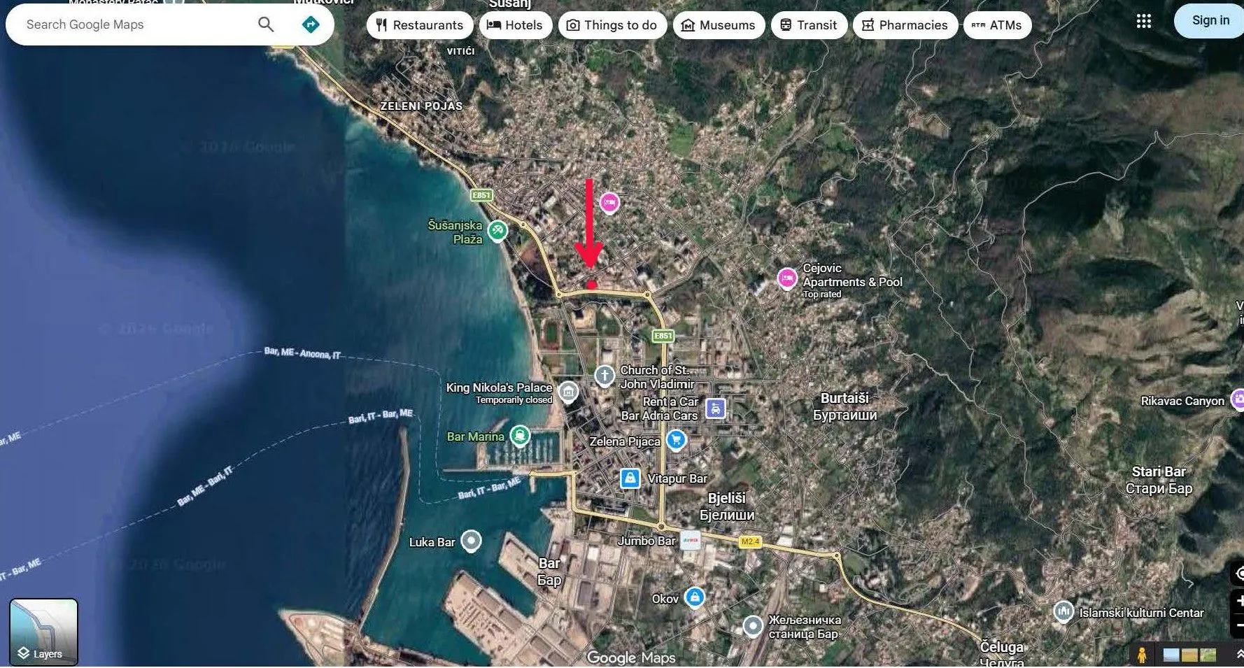Prodaja, dvosoban stan, 57m², Ilino, Bar