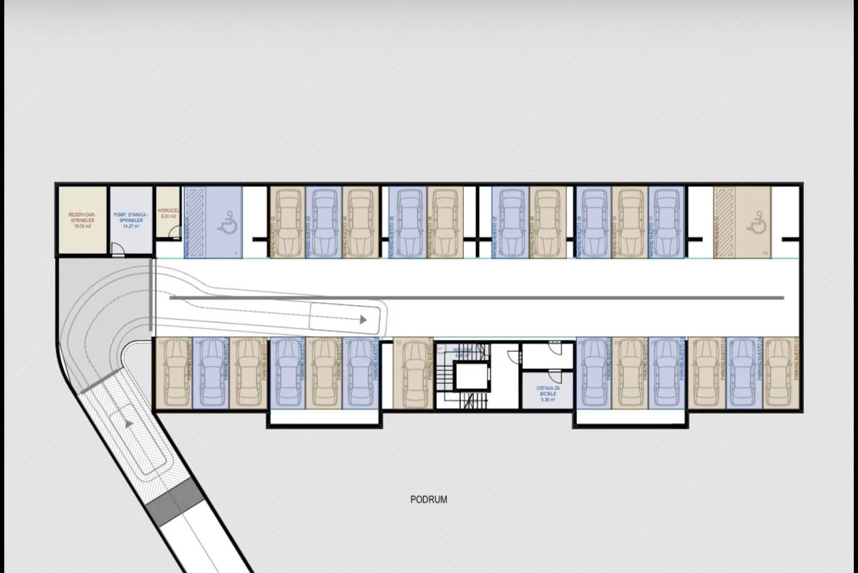 Prodaja, dvosoban stan, 62m², Integralovo, Nikšić