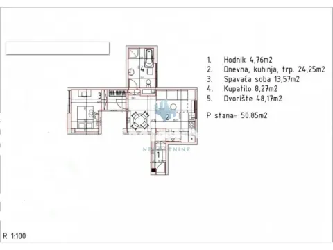 Izdavanje, dvosoban stan, 51m², Novi Beograd Blok 28, Novi Beograd Sve Podlokacije - image 7