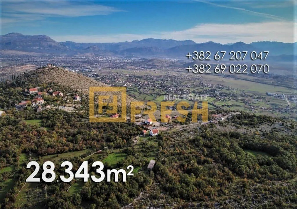 Prodaja, plac, 28343m², Kokoti, Podgorica