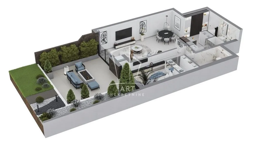 Sale, two bedroom apartment, 113m², Vračar Centar, Vračar Sve Podlokacije