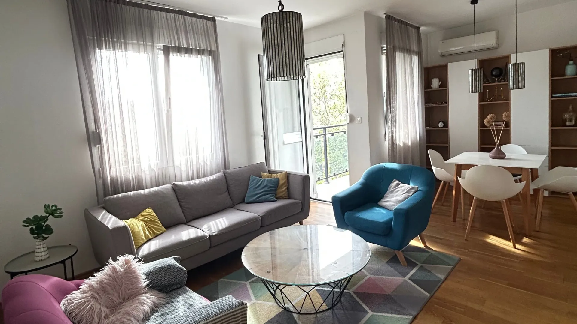 Rent, apartment, 60m², Blok 6, Podgorica