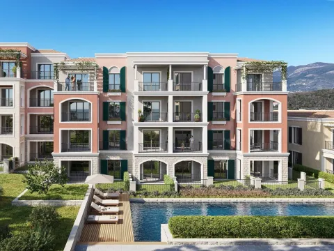 Prodaja, jednosoban stan, 71m², Luštica Bay, Tivat