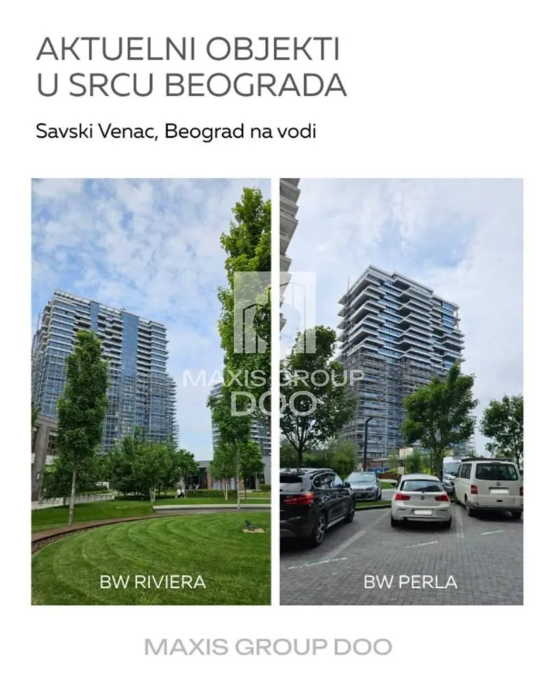 Sale, two bedroom apartment, 79m², Savski Venac, Beograd
