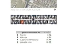 Prodaja, jednosoban stan, 41m², Stari Aerodrom, Podgorica - image 4