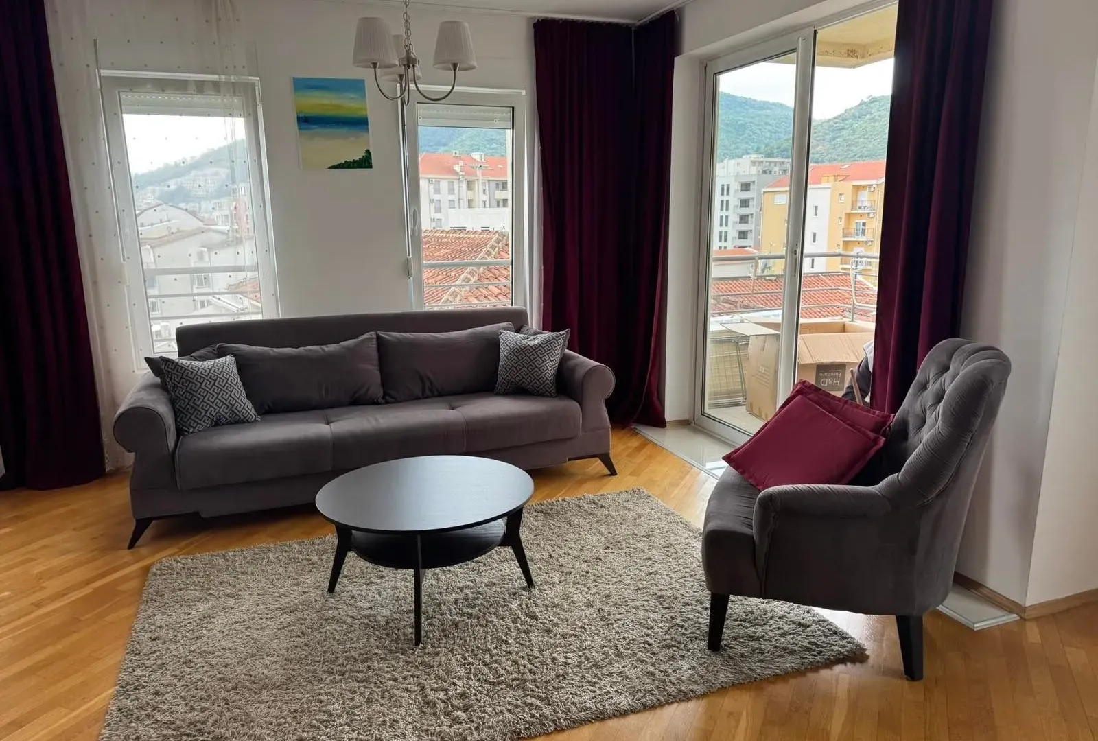 Izdavanje, jednosoban stan, 50m², Rozino, Budva