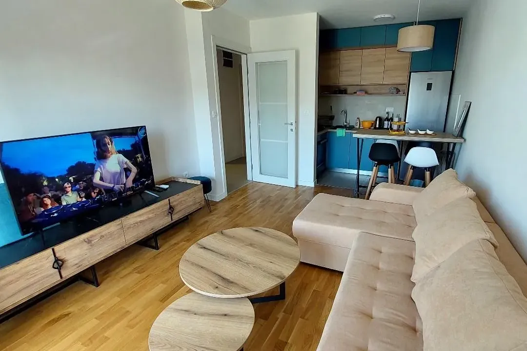 Rent, one bedroom apartment, 39m², Pobrežje, Podgorica