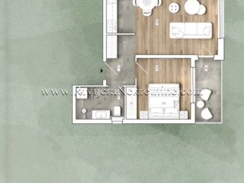 Prodaja, jednosoban stan, 48m², Radanovići, Kotor - image 3