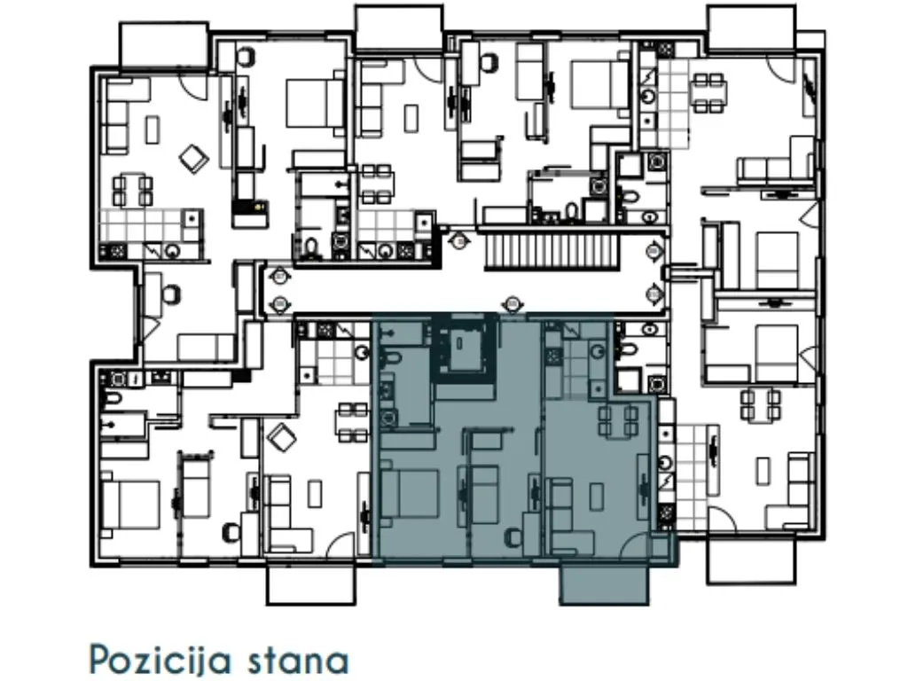 Sale, three bedroom apartment, 67m², Altina, Beograd
