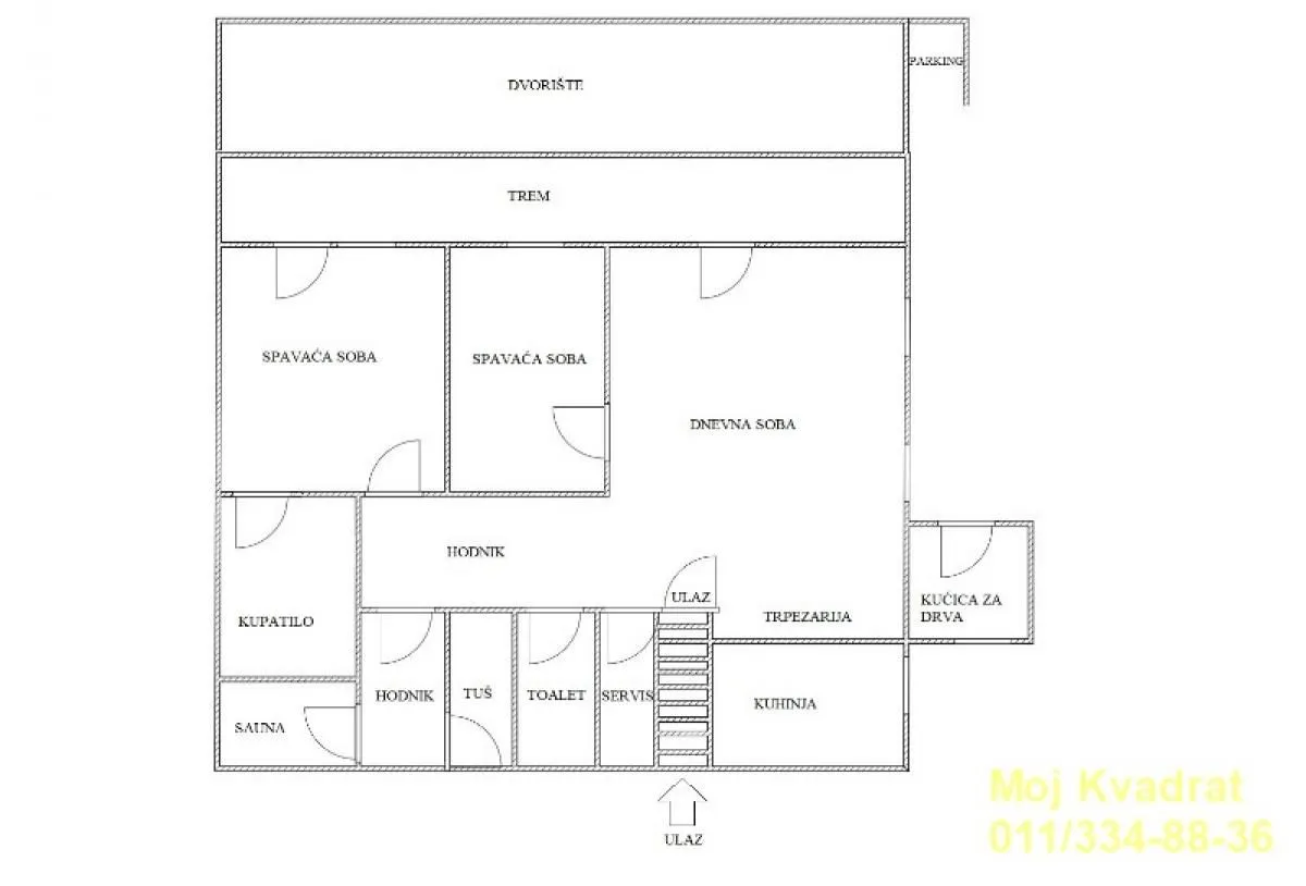 Prodaja, trosoban stan, 98m², Kraljevi Čardaci, Kopaonik