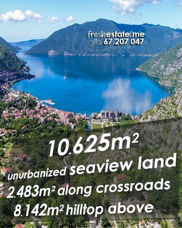 Prodaja, plac, 10625m², Kotor, Crna Gora