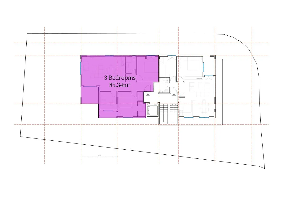 Prodaja, trosoban stan, 85m², Kava, Tivat