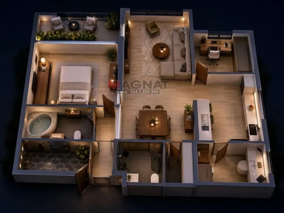 Sale, three bedroom apartment, 85m², Višnjička Banja, Palilula Sve Podlokacije