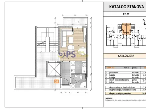 Sale, apartment, 30m², Petrovac, Budva - image 2