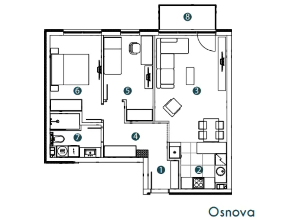 Sale, three bedroom apartment, 67m², Altina, Beograd