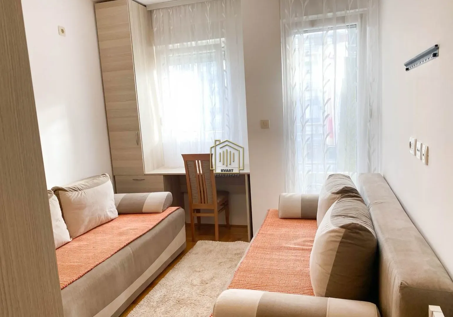 Rent, one bedroom apartment, 45m², Stari Aerodrom, Podgorica