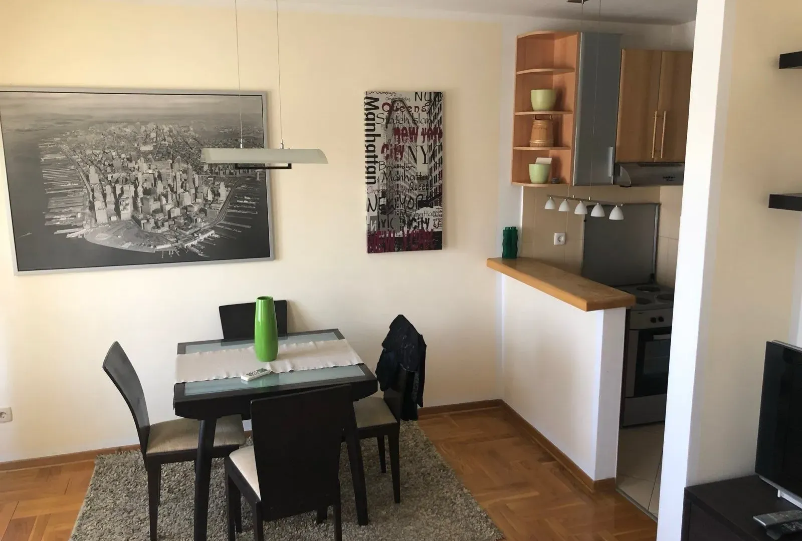 Izdavanje, jednosoban stan, 45m², Preko Morače, Podgorica