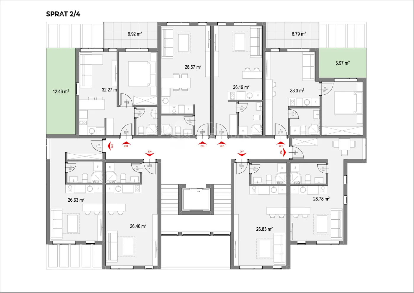 Floor plan showing the apartment layout and square footage.